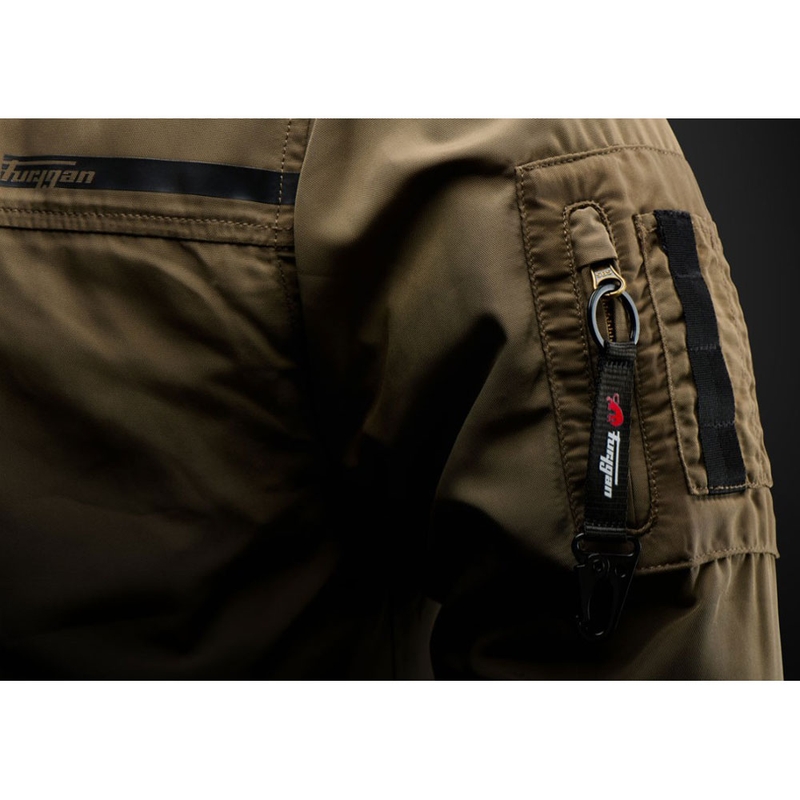 Giacca da motociclista Furygan Kenya 3, colore verde kaki