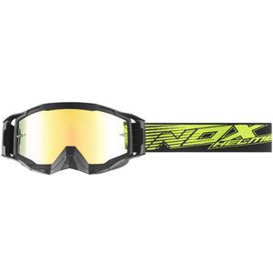 Occhiali da motocross NOX Spectre nero-giallo