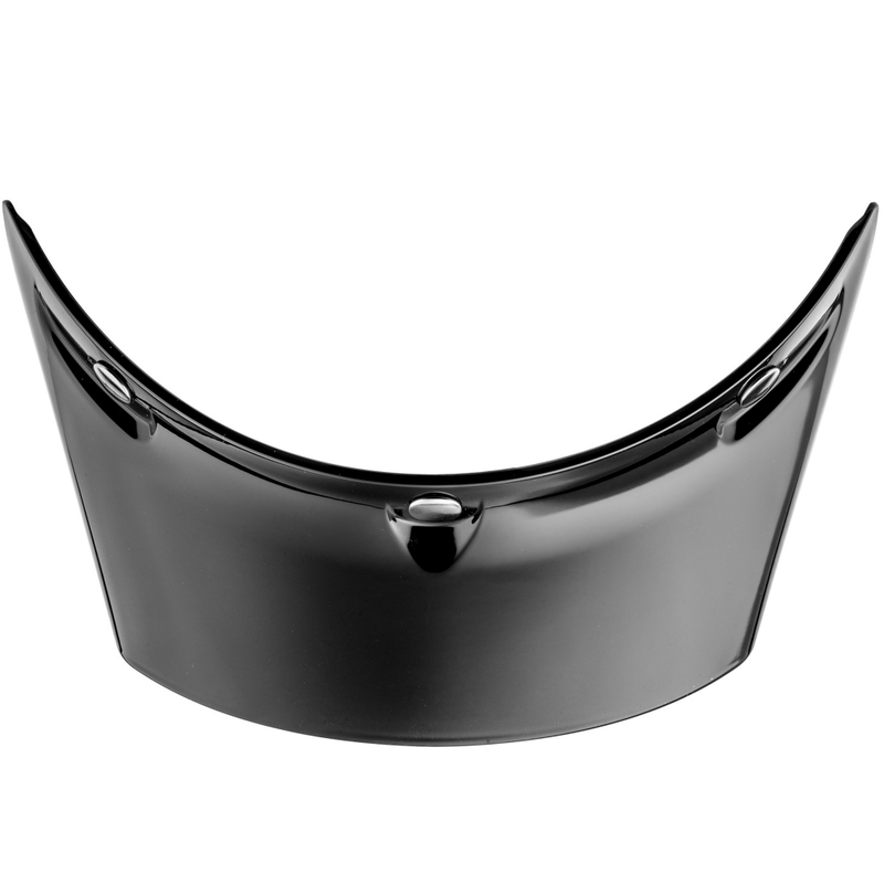 Visiera per caschi da moto NOX Premium Seventy II nero lucido
