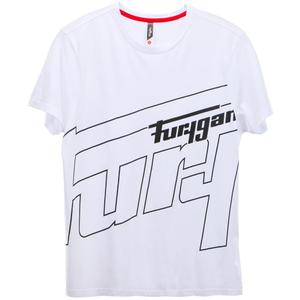 T-shirt Furygan Rage bianco-nero