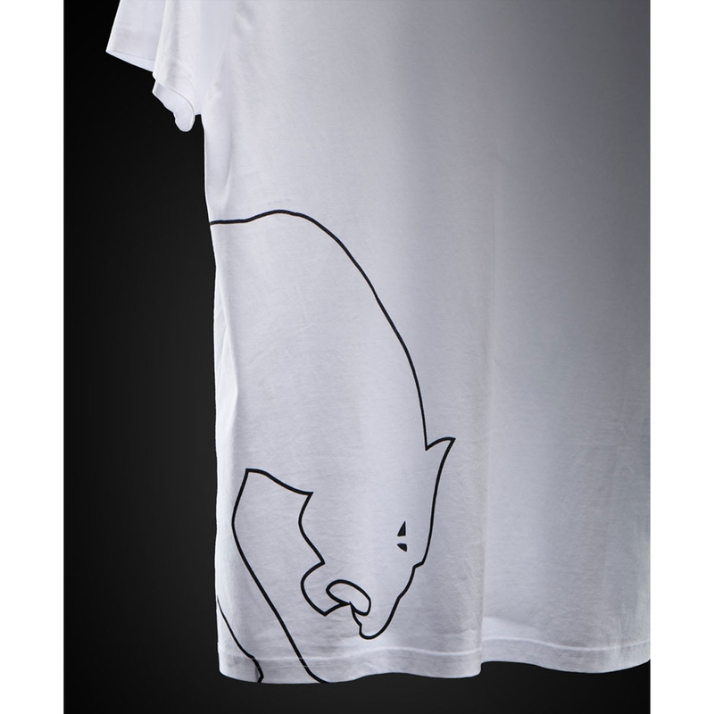 T-shirt Furygan Rage bianco-nero