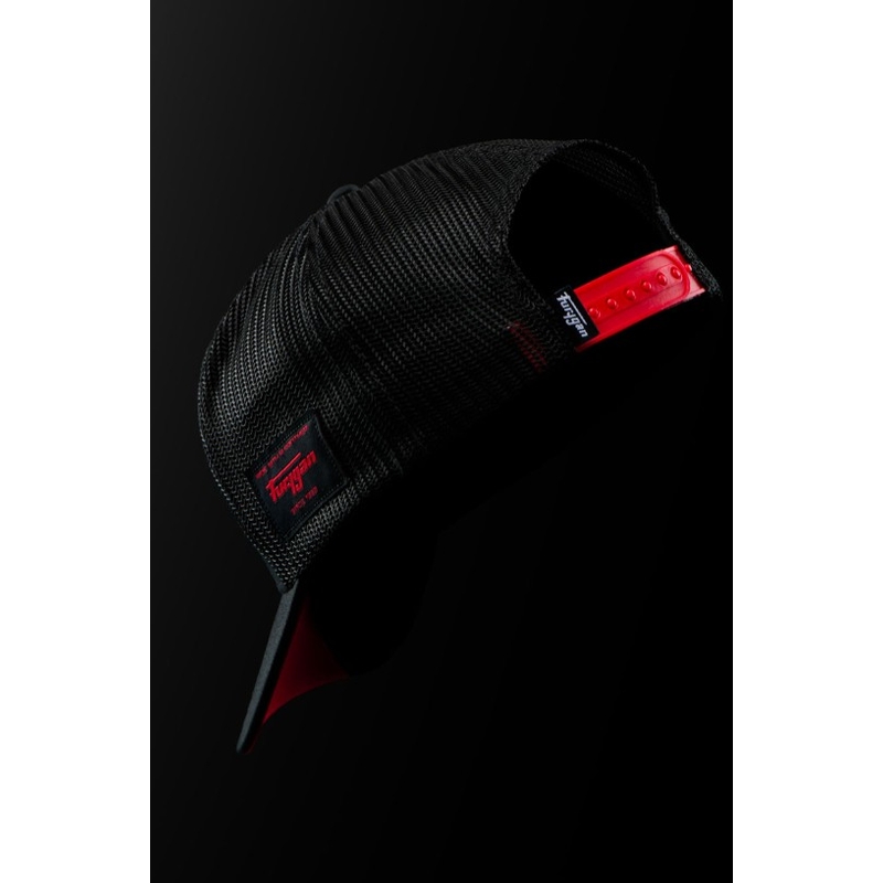 Cappellino Furygan Trucker Rage nero-bianco-rosso