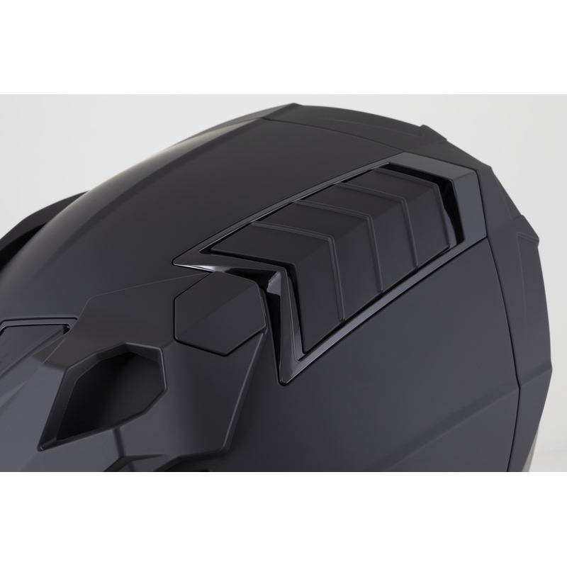 Casco da moto enduro ZED XD1 nero opaco-rosso