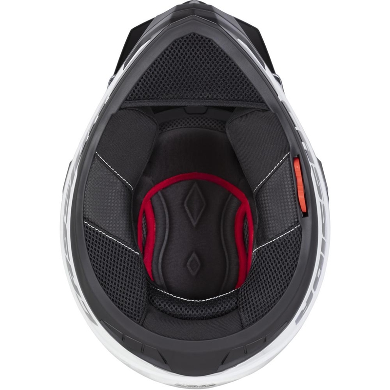 Casco da moto enduro Cassida Tour 2.0 Crew nero opaco-verde scuro