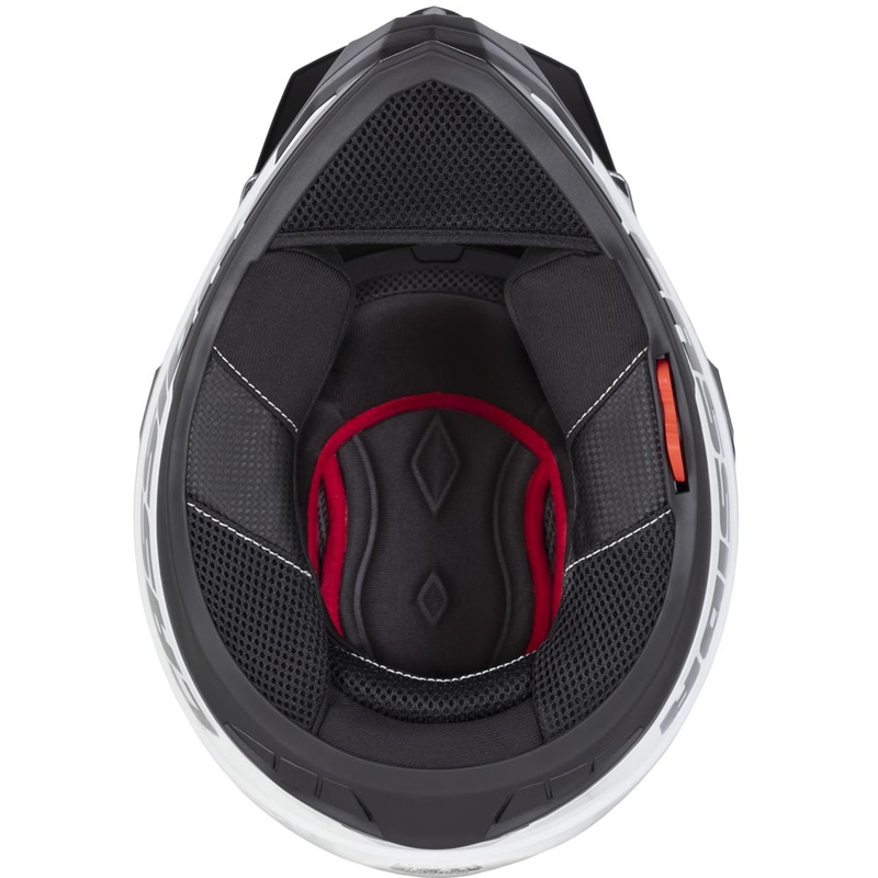Casco da moto enduro Cassida Tour 2.0 Crew nero opaco-blu