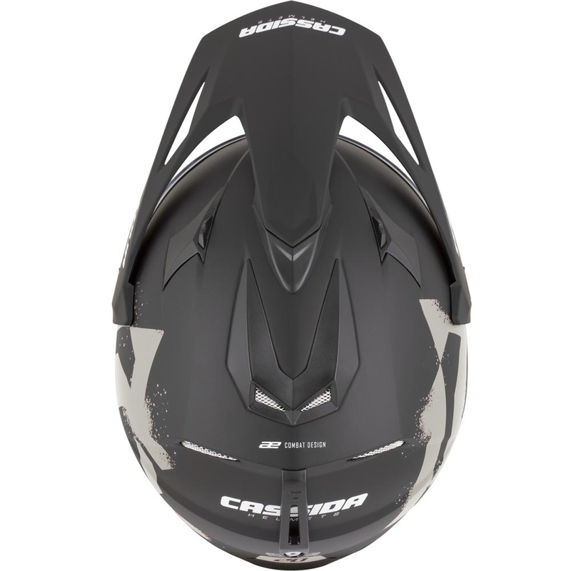 Casco da moto Enduro Cassida Tour 2.0 Crew nero opaco-sabbia