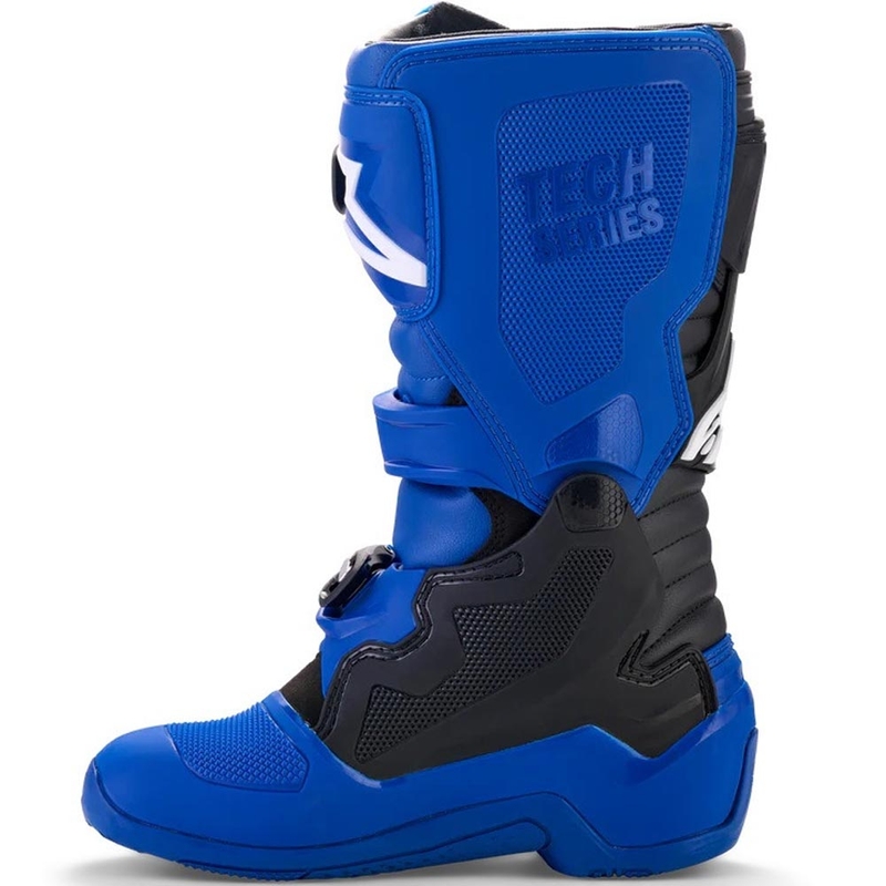 Stivali da motocross per bambini Alpinestars TECH 7 S YAMAHA, collezione blu-bianco-nero