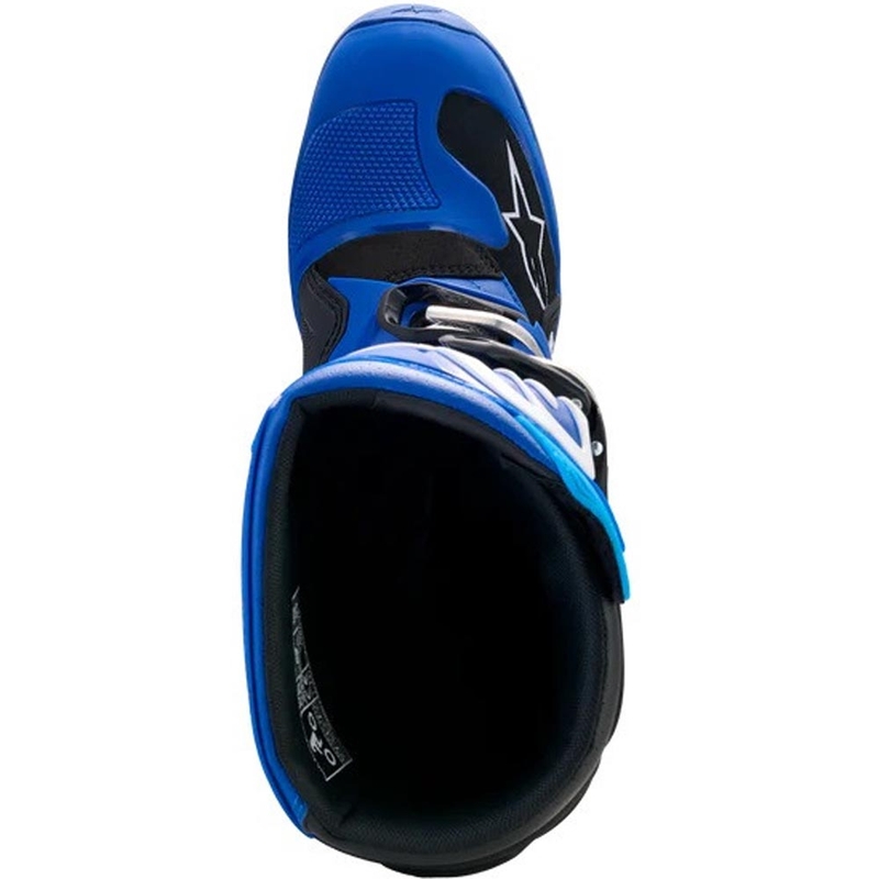 Stivali da motocross per bambini Alpinestars TECH 7 S YAMAHA, collezione blu-bianco-nero