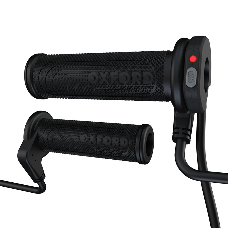 Manopole riscaldate Oxford HotGrips Advanced Integrated Sport, nere