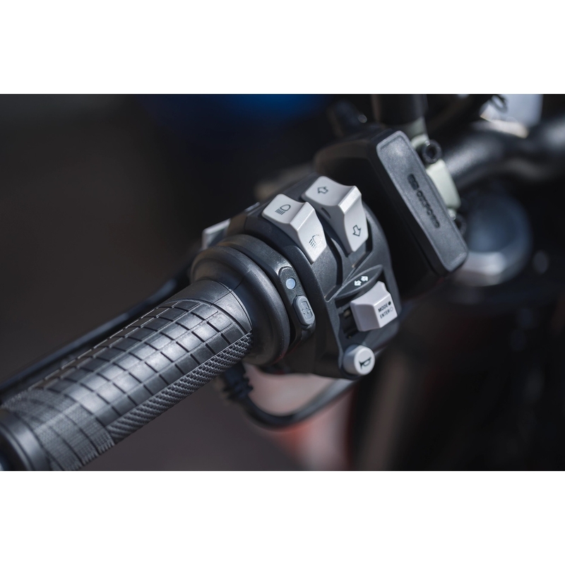 Manopole riscaldate integrate Oxford HotGrips Advanced Touring, nere