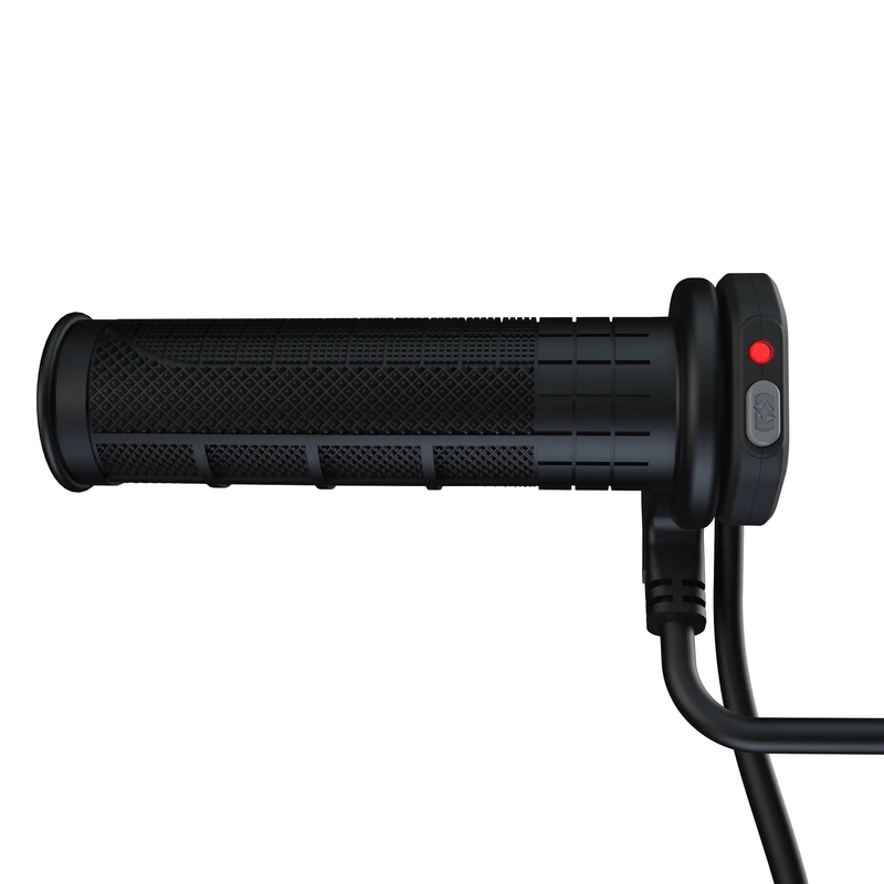 Manopole riscaldate integrate Oxford HotGrips Advanced Adventure, colore nero.