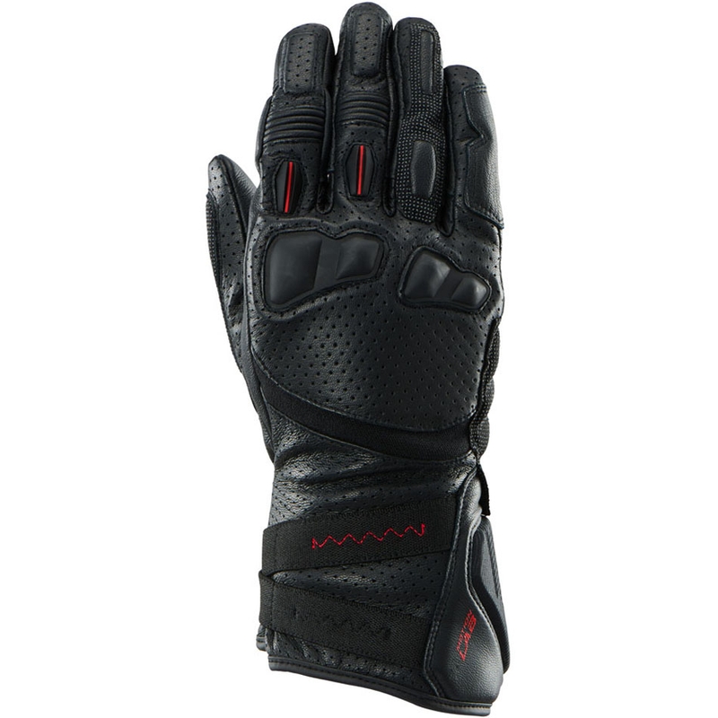 Guanti da moto ventilati Furygan LR Nomad, neri