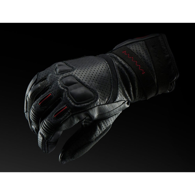 Guanti da moto ventilati Furygan LR Nomad, neri