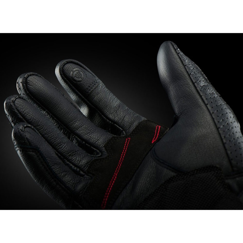 Guanti da moto ventilati Furygan LR Nomad, neri