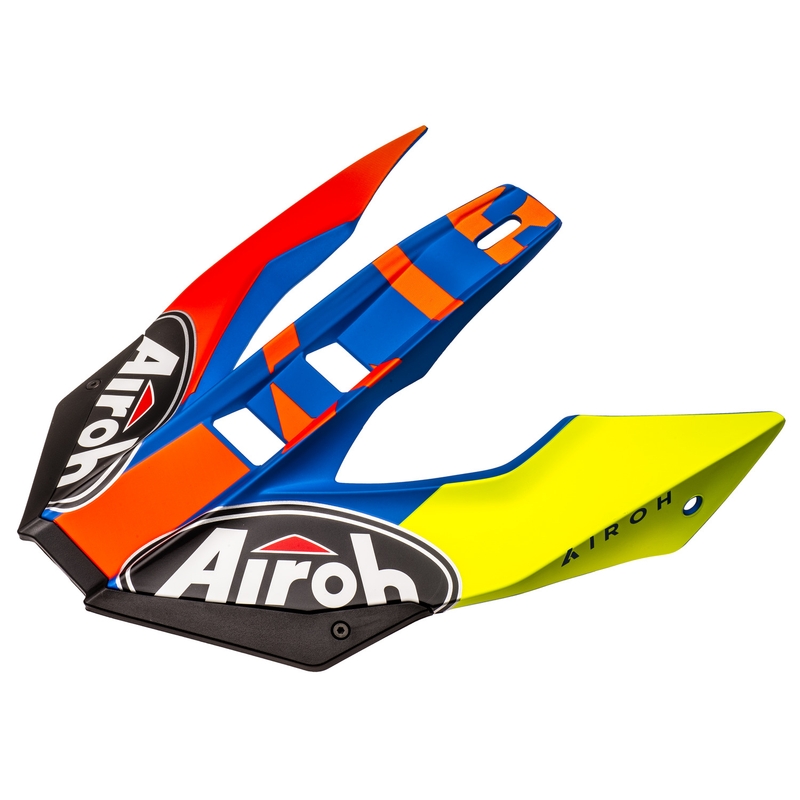 Visiera per caschi da moto Airoh Twist 2.0 Lift ciano opaco