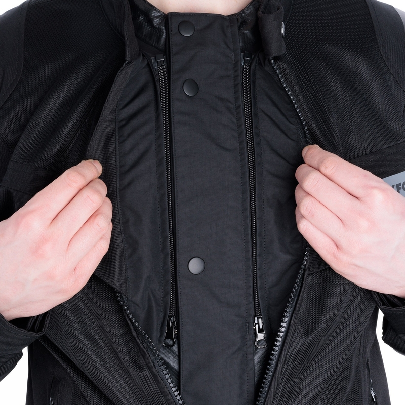 Giacca da moto Oxford Dakar Air nera