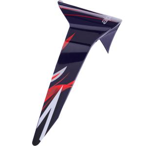 Spoiler aerodinamico per caschi da moto Alpinestars Supertech R10 FLYTE, profilo standard, blu opaco, rosso, bianco
