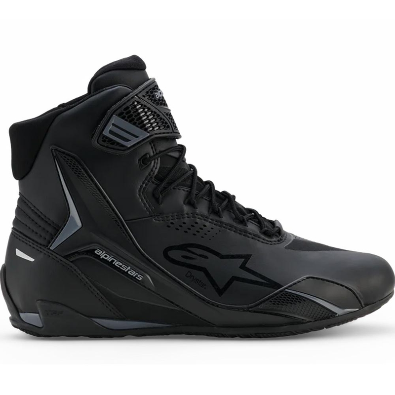 Stivali da moto Alpinestars Faster-4 Drystar neri-grigio scuro