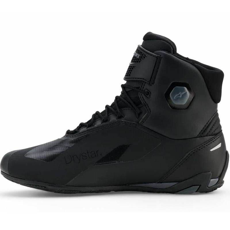 Stivali da moto Alpinestars Faster-4 Drystar neri-grigio scuro