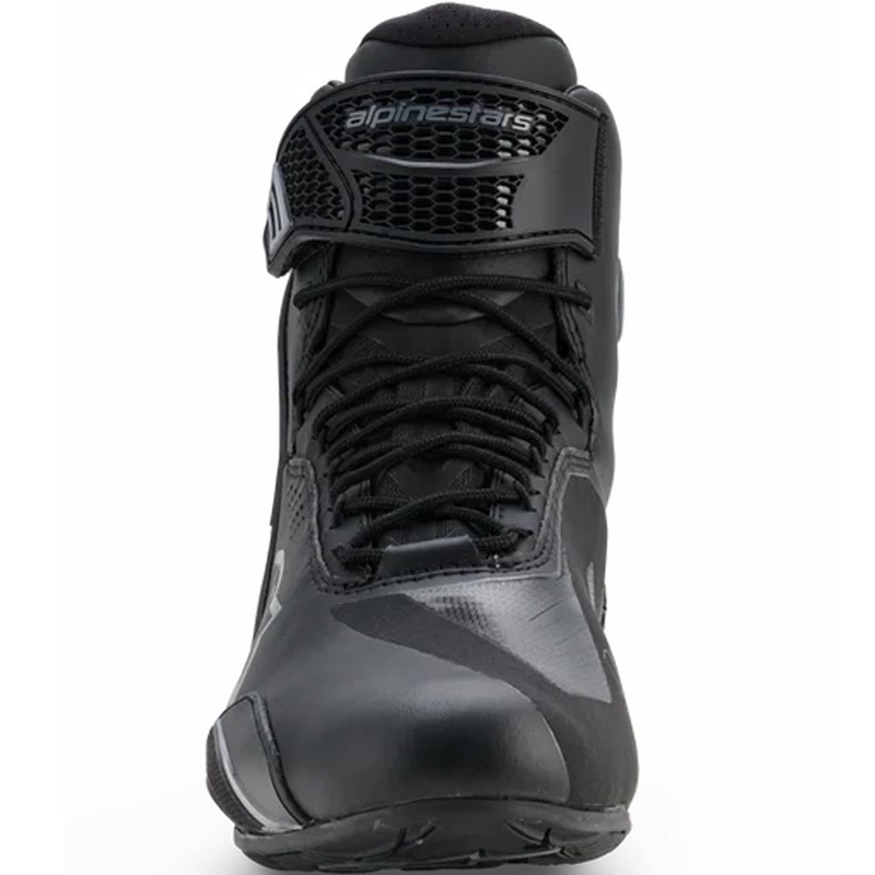Stivali da moto Alpinestars Faster-4 Drystar neri-grigio scuro