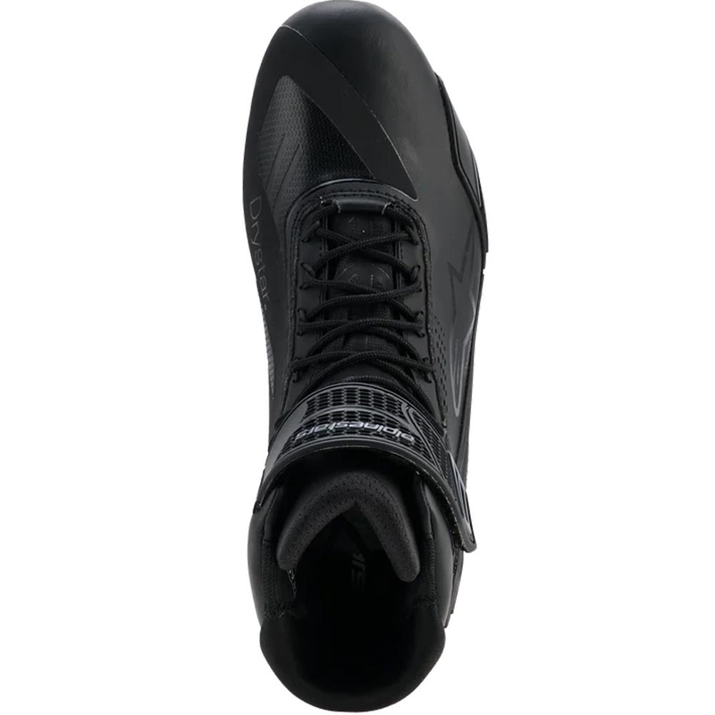 Stivali da moto Alpinestars Faster-4 Drystar neri-grigio scuro