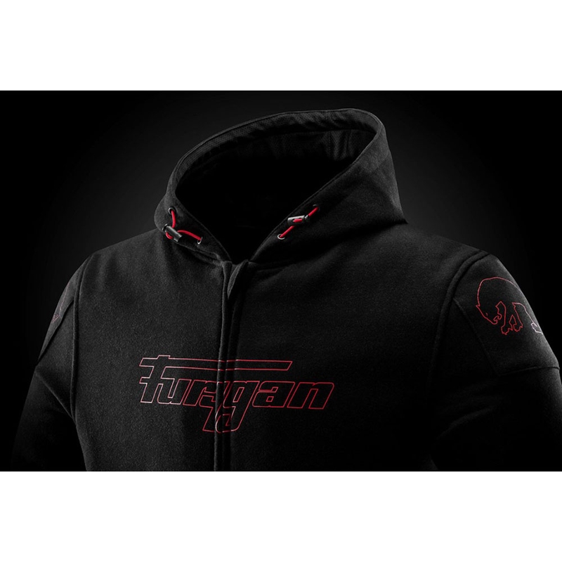 Giacca da moto Furygan Livio X Kevlar® nera e rossa