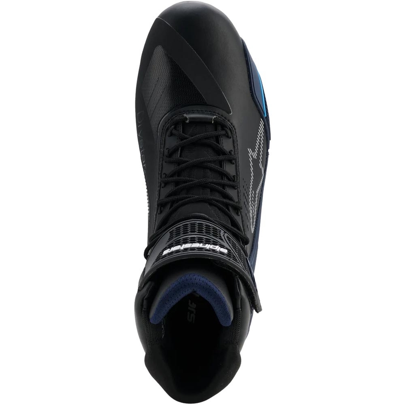 Stivali da moto Alpinestars Faster-4 Drystar neri-blu-bianchi