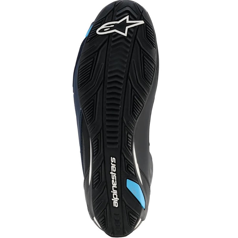 Stivali da moto Alpinestars Faster-4 Drystar neri-blu-bianchi