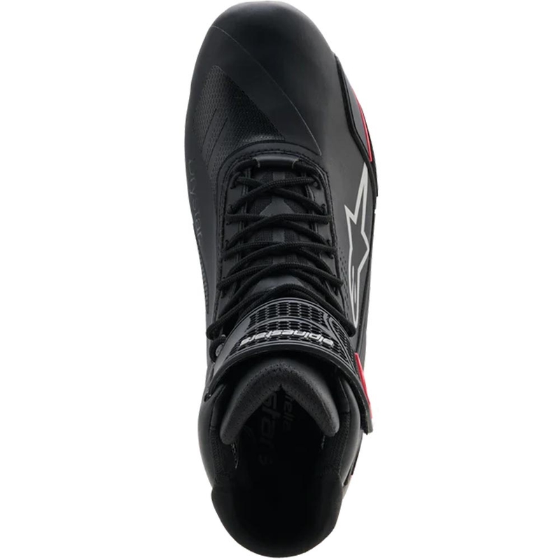 Stivali da moto da donna Alpinestars Stella Faster-4 Drystar, nero-grigio-rosso