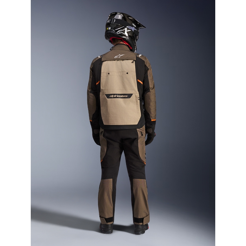 Giacca da moto Alpinestars Cusco Drystar marrone-nera
