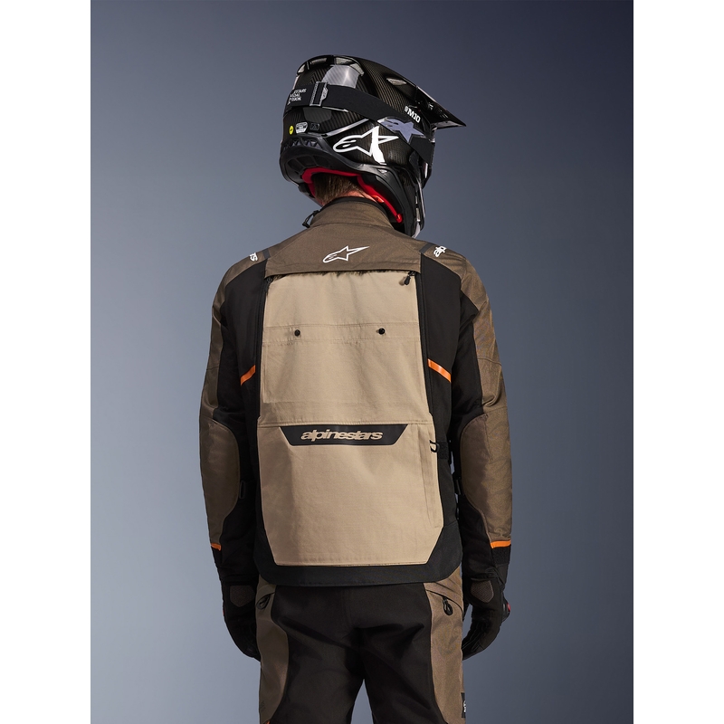 Giacca da moto Alpinestars Cusco Drystar marrone-nera