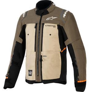 Giacca da moto Alpinestars Cusco Drystar marrone-nera