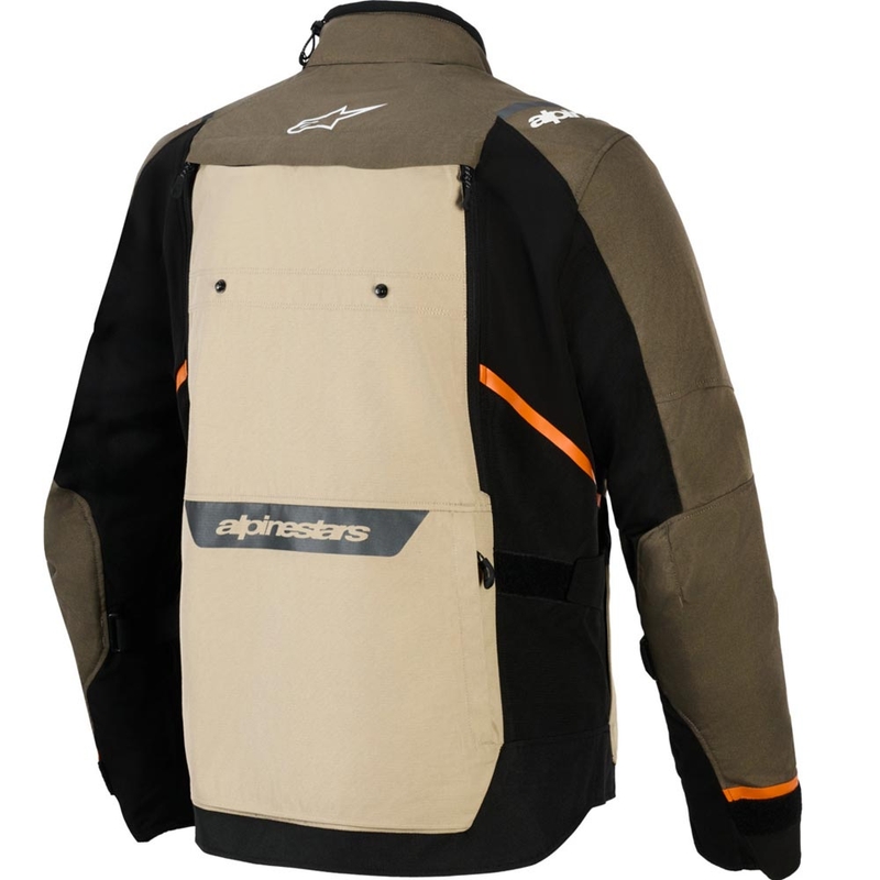 Giacca da moto Alpinestars Cusco Drystar marrone-nera