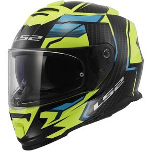 Casco moto integrale LS2 FF800 Storm II Tracker nero-giallo fluo