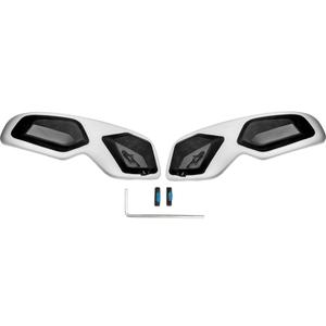 Slider per puntale per stivali Alpinestars SMX-6 V2, neri e bianchi, 2 pezzi.
