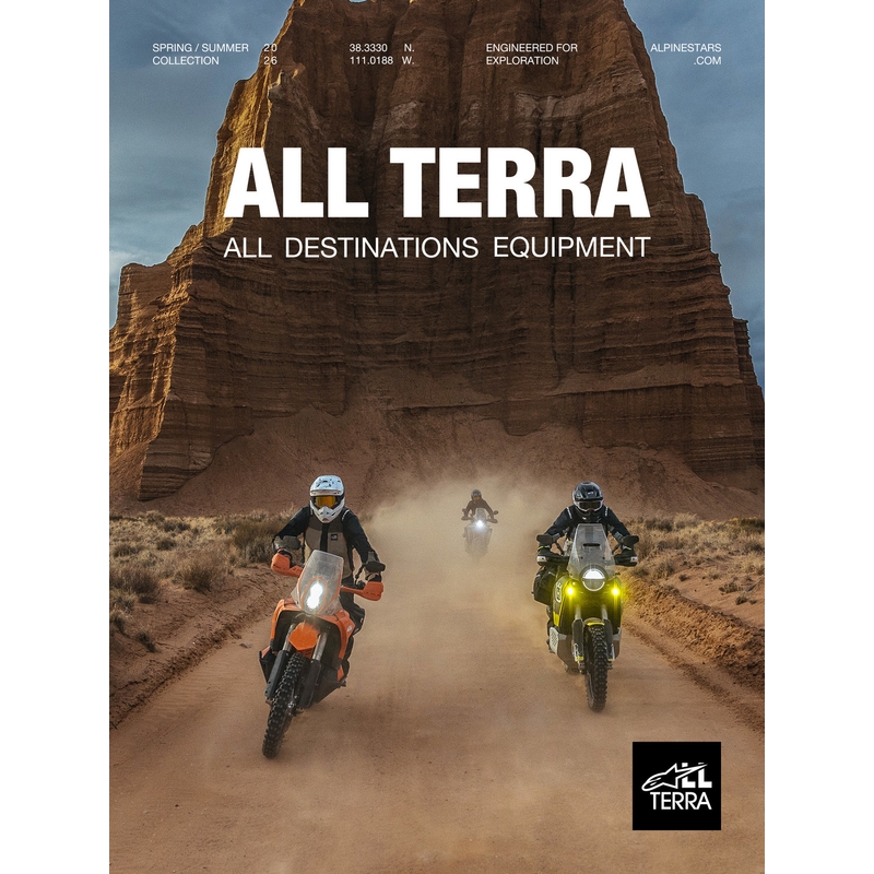 Giacca da moto Alpinestars AMT-8 Stretch Drystar XF marrone-arancione-nero