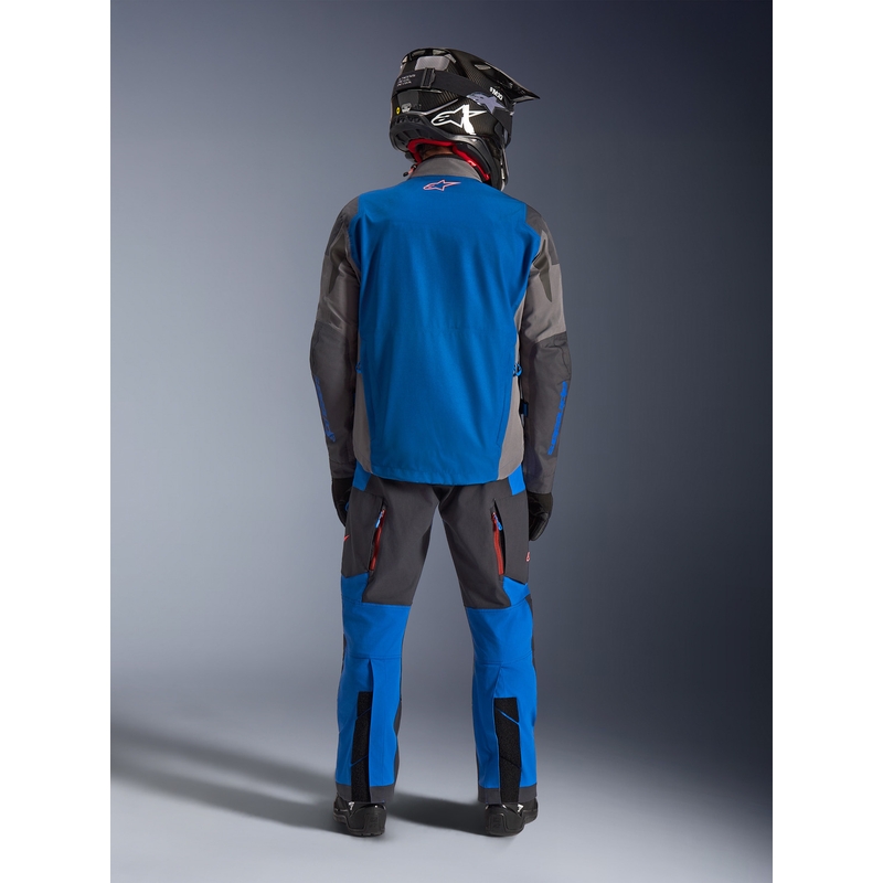 Giacca da moto Alpinestars Maxdura Drystar XF blu-grigio scuro