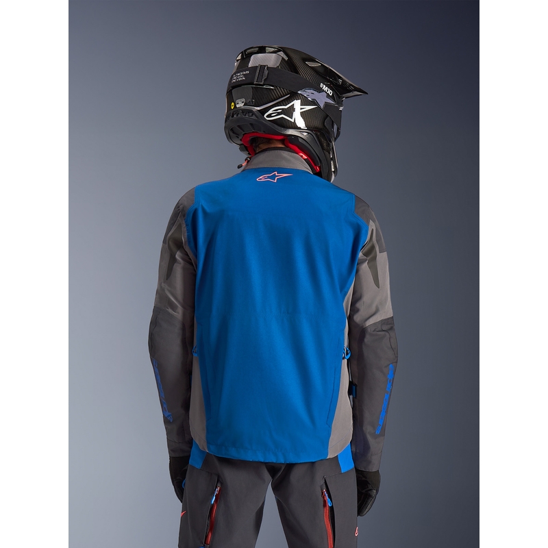 Giacca da moto Alpinestars Maxdura Drystar XF blu-grigio scuro