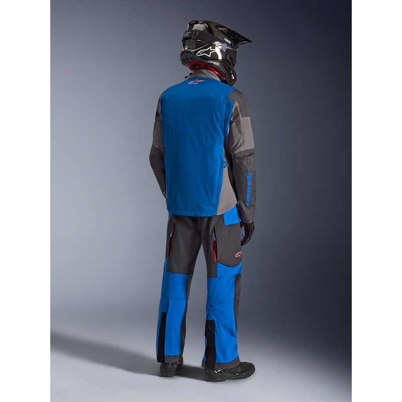 Giacca da moto Alpinestars Maxdura Drystar XF blu-grigio scuro