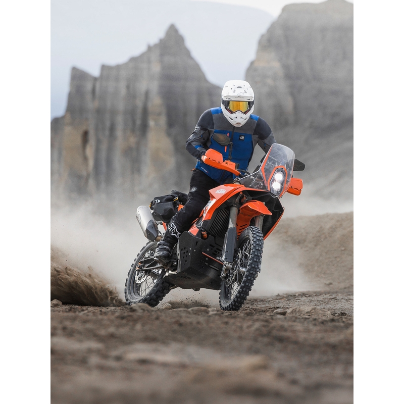 Giacca da moto Alpinestars Maxdura Drystar XF blu-grigio scuro