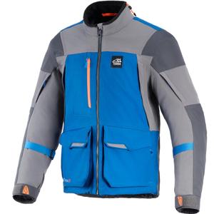 Giacca da moto Alpinestars Maxdura Drystar XF blu-grigio scuro