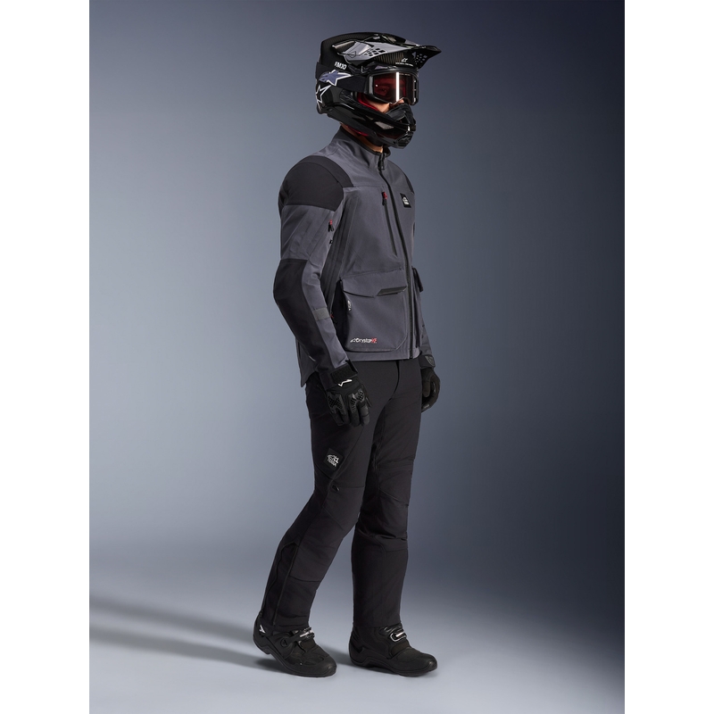 Giacca da moto Alpinestars Maxdura Drystar XF grigio scuro-nera