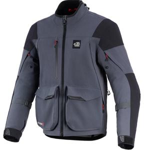 Giacca da moto Alpinestars Maxdura Drystar XF grigio scuro-nera