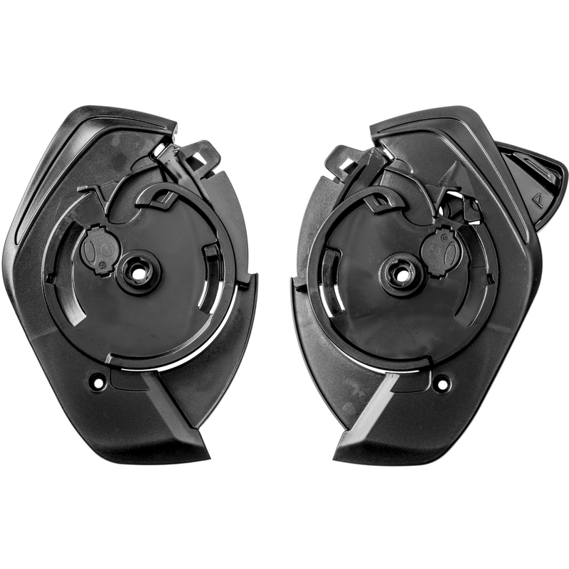 Cerniera di ricambio per casco da moto Airoh REV 19, colore nero, 2 pezzi.