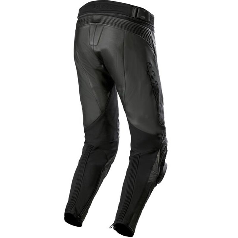 Pantaloni da moto in pelle Alpinestars Missile 3 Airflow neri