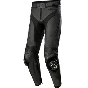Pantaloni da moto in pelle Alpinestars Missile 3 neri