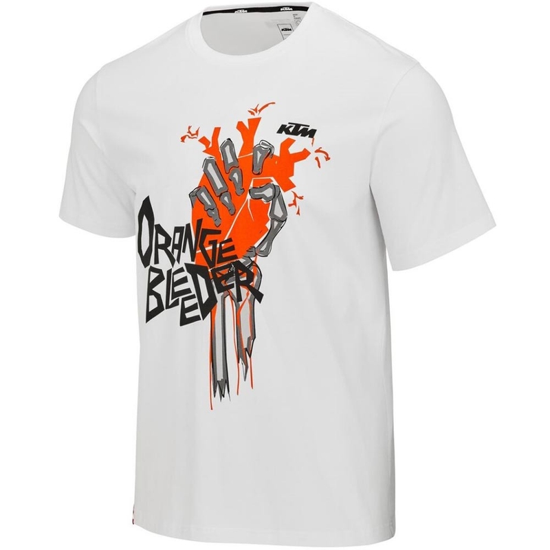 Maglietta KTM Orange Beder bianca