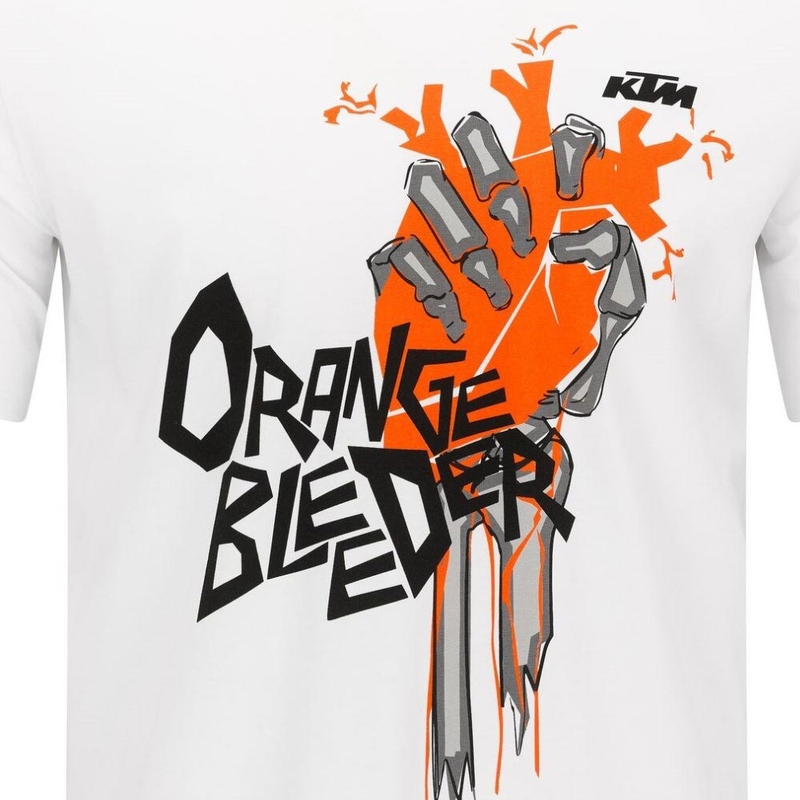 Maglietta KTM Orange Beder bianca