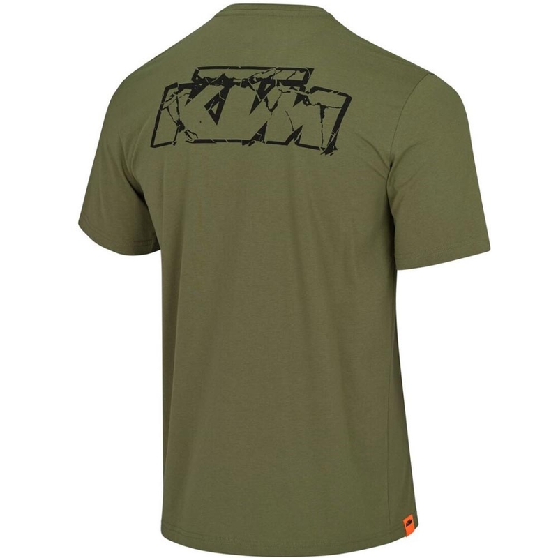 Maglietta con logo KTM color cachi