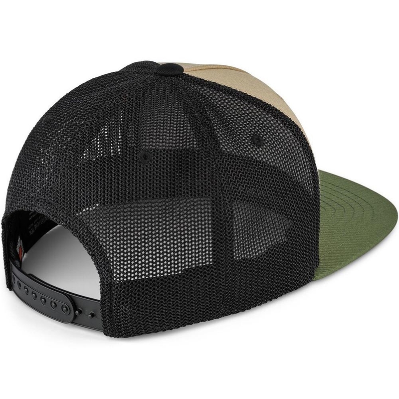 Cappellino da camionista con logo KTM nero-beige-cachi